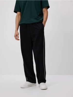 Reserved - Spodnie loose fit - granatowy