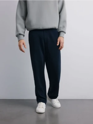 Reserved - Spodnie loose fit - granatowy