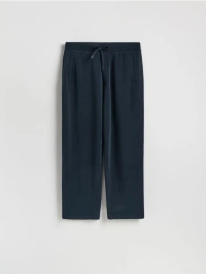Reserved - Spodnie loose fit - granatowy