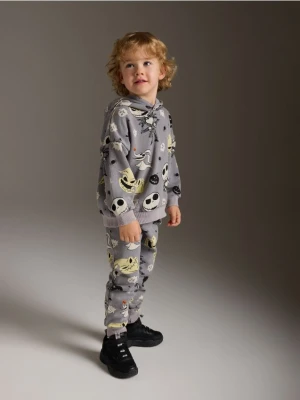 Reserved - Spodnie Miasteczko Halloween - ciemnoszary