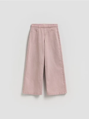 Reserved - Spodnie na gumce - brudny róż