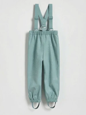 Reserved - Spodnie na szelkach - jasnozielony