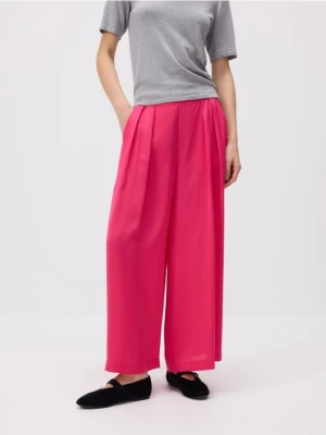 Reserved - Spodnie palazzo - fuksja