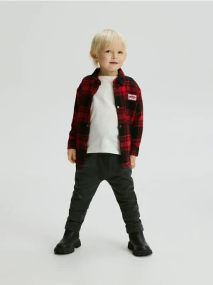 Reserved - Spodnie regular fit - ciemnoszary