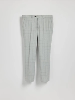 Reserved - Spodnie slim fit z kantem - jasnoszary