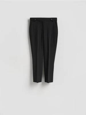 Reserved - Spodnie w kant - czarny
