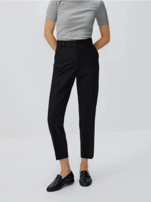 Reserved - Spodnie w kant - czarny