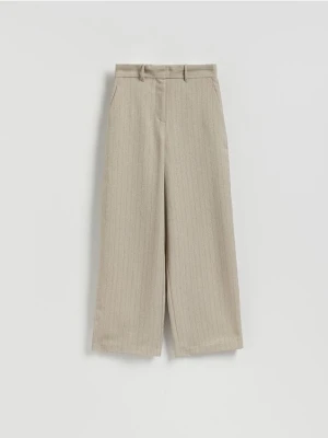 Reserved - Spodnie w paski - wielobarwny