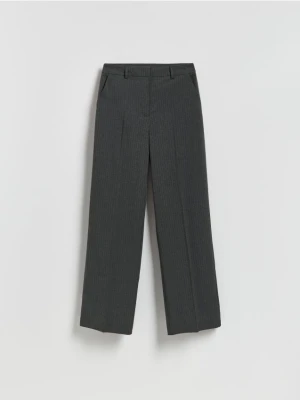 Reserved - Spodnie w prążek - ciemnoszary