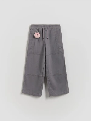 Reserved - Spodnie z breloczkiem - ciemnoszary