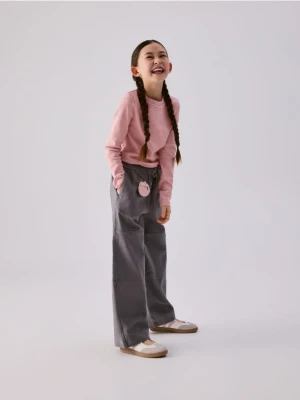 Reserved - Spodnie z breloczkiem - ciemnoszary