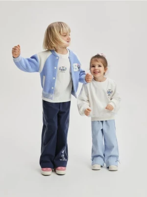 Reserved - Spodnie z breloczkiem Lilo i Stitch - granatowy