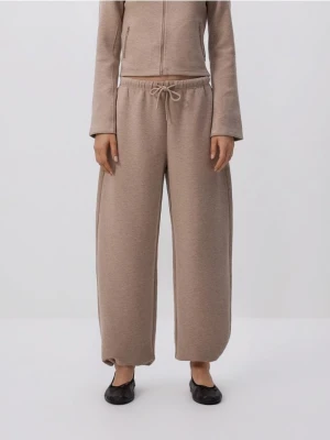 Reserved - Spodnie z dodatkiem wiskozy - brązowy