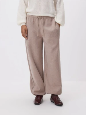 Reserved - Spodnie z dodatkiem wiskozy - brązowy
