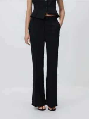 Reserved - Spodnie z dodatkiem wiskozy - czarny