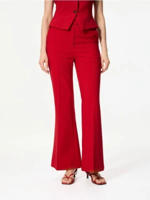 Reserved - Spodnie z dodatkiem wiskozy - czerwony