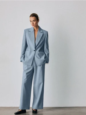 Reserved - Spodnie z dodatkiem wiskozy - niebieski