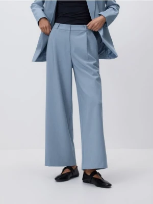 Reserved - Spodnie z dodatkiem wiskozy - niebieski