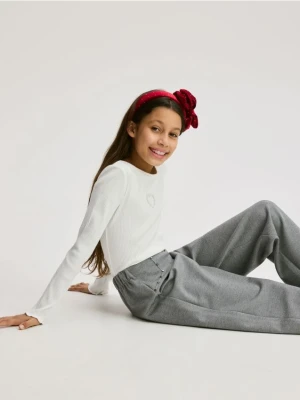 Reserved - Spodnie z dżetami - ciemnoszary