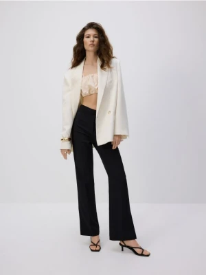 Zdjęcie produktu Reserved - Spodnie z kantem - czarny