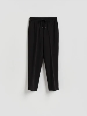 Reserved - Spodnie z kantem - czarny