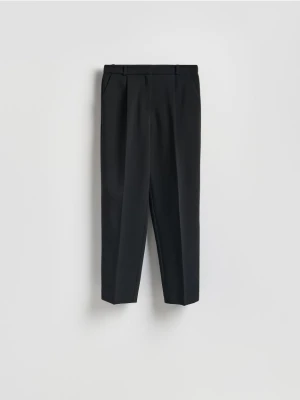 Reserved - Spodnie z kantem - czarny