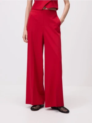 Reserved - Spodnie z kantem - czerwony
