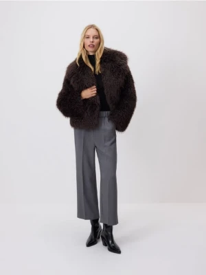 Reserved - Spodnie z kantem - jasnoszary