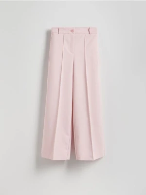 Reserved - Spodnie z kantem - pastelowy róż