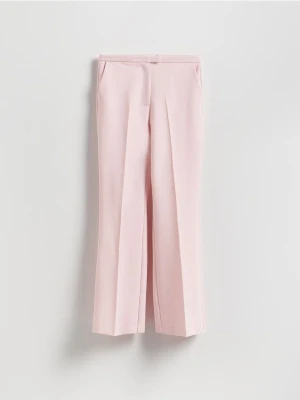 Reserved - Spodnie z kantem - pastelowy róż