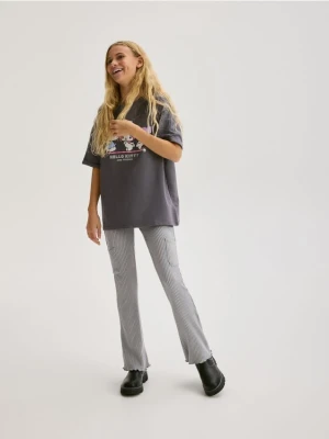 Reserved - Spodnie z kieszeniami cargo - jasnoszary