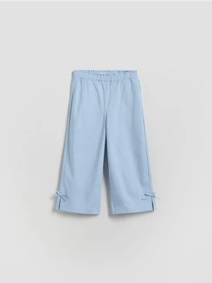 Reserved - Spodnie z kokardkami - jasnoniebieski