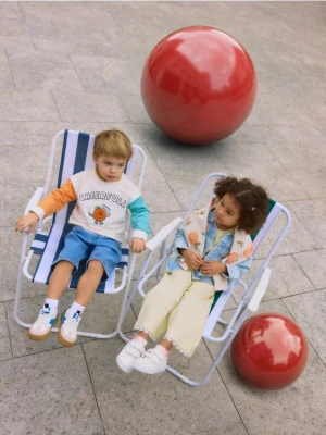 Zdjęcie produktu Reserved - Spodnie z koronką - jasnożółty