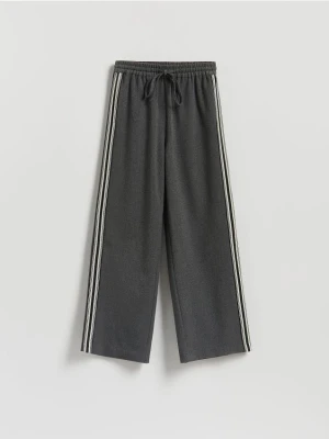 Reserved - Spodnie z lampasami - ciemnoszary