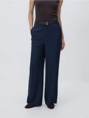 Zdjęcie produktu Reserved - Spodnie z modalem - granatowy