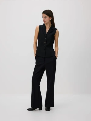 Reserved - Spodnie z rozcięciami - czarny