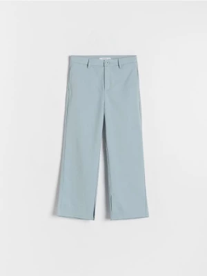 Reserved - Spodnie z rozcięciami - jasnozielony