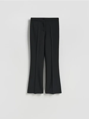 Reserved - Spodnie z rozcięciem - czarny