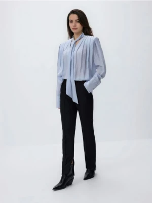 Reserved - Spodnie z suwakami - czarny