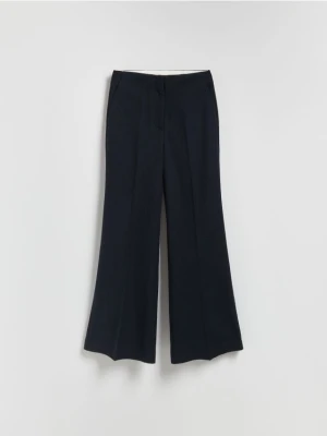 Reserved - Spodnie z wełną - granatowy