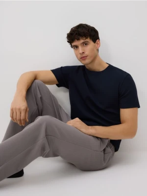 Reserved - Spodnie z wiązaniem - brązowy