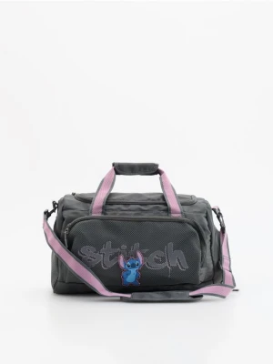 Reserved - Sportowa torba Lilo i Stitch - ciemnoszary