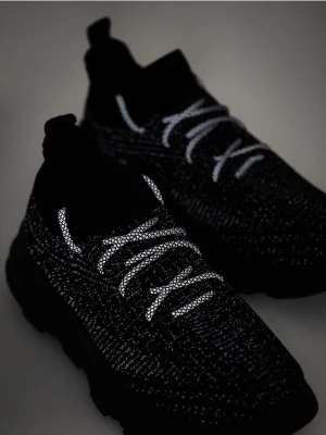 Reserved - Sportowe sneakersy - czarny
