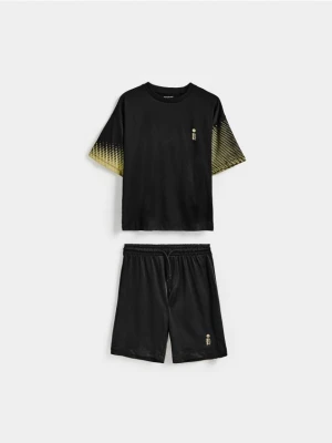 Reserved - Sportowy komplet z nadrukiem - czarny