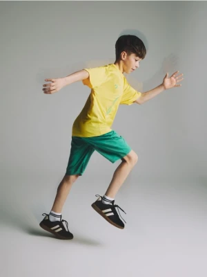 Reserved - Sportowy komplet z nadrukiem - jasnożółty