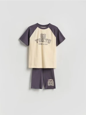 Reserved - Sportowy komplet z nadrukiem - wielobarwny