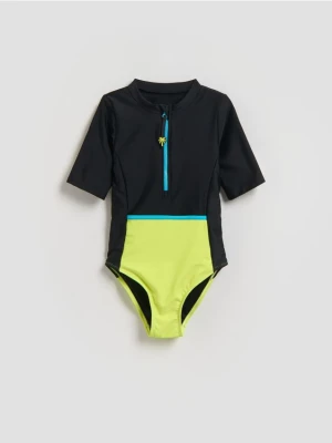 Reserved - Sportowy strój kąpielowy - żółty