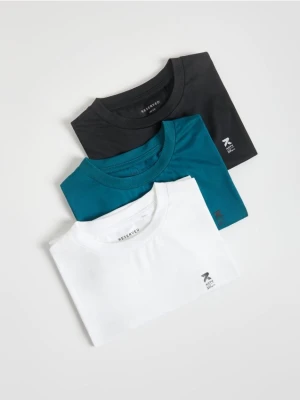 Reserved - Sportowy t-shirt 3 pack - biały