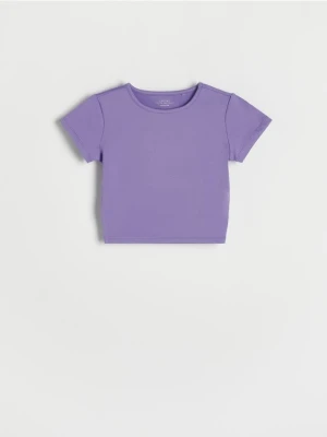 Reserved - Sportowy top - fioletowy