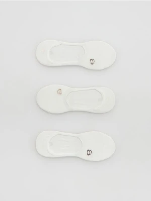 Reserved - Stopki z nadrukiem 3 pack - złamana biel